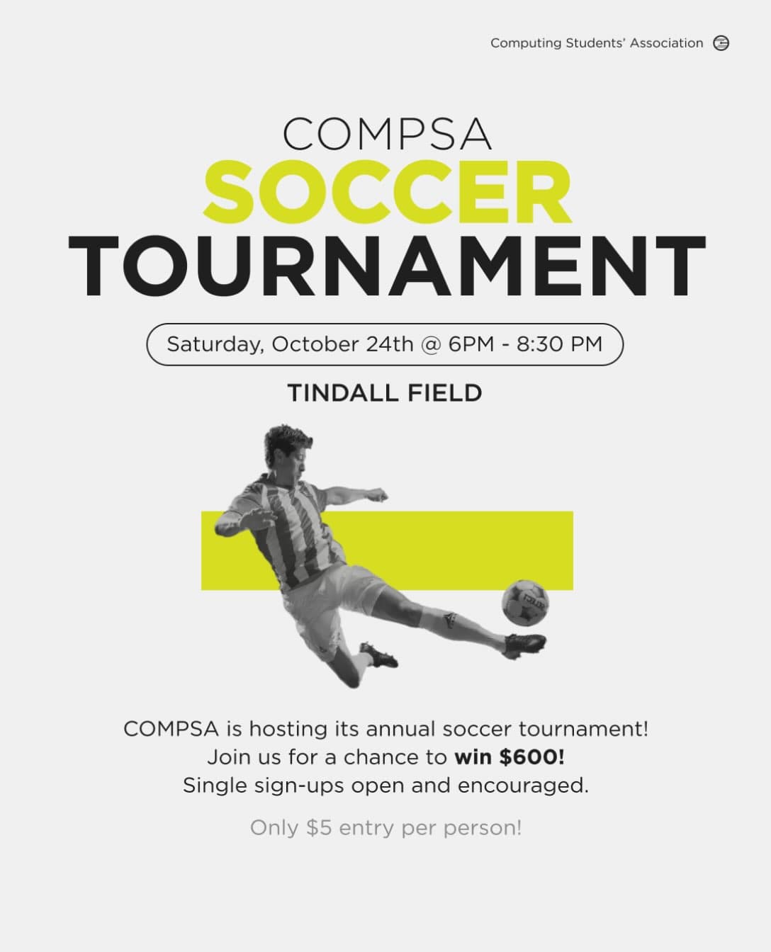 Soccer Tournament poster